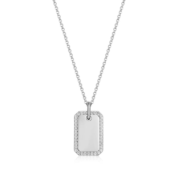 Collier Pendentif Zircon Classique – Reign Argent 925