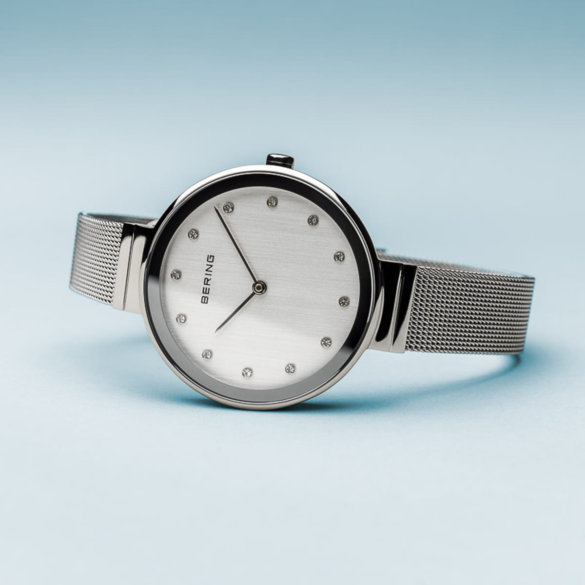 Bering Classic Argent Maille Acier