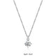 Collier Pendentif Moissanite et Diamants Labo – Elle Argent 925