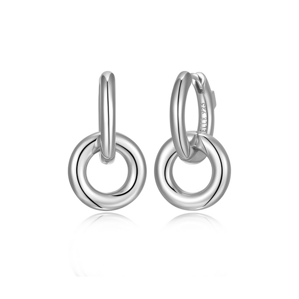Boucles Brillantes – Elle Argent 925
