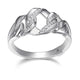 Bague Hexagone Zircon – Elle Argent 925