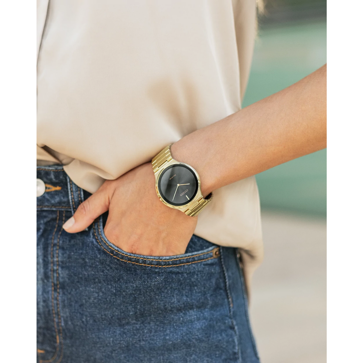Citizen Stiletto Ultra-Plat Doré