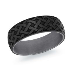 Bague Tantale Fini Brossé – Alliance Homme Malo