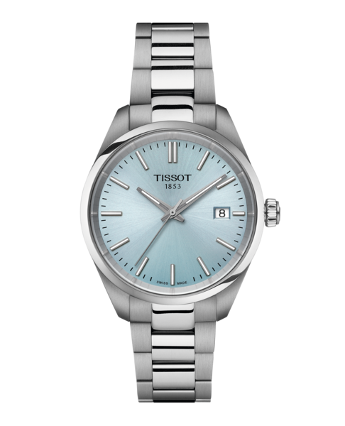 Tissot PR 100 34mm Bracelet Cuir Femme