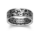 Bague Intaglio Finition Noire – Ethos Argent 925