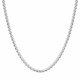 10K White Gold Box Chain 1.3mm 24 inches