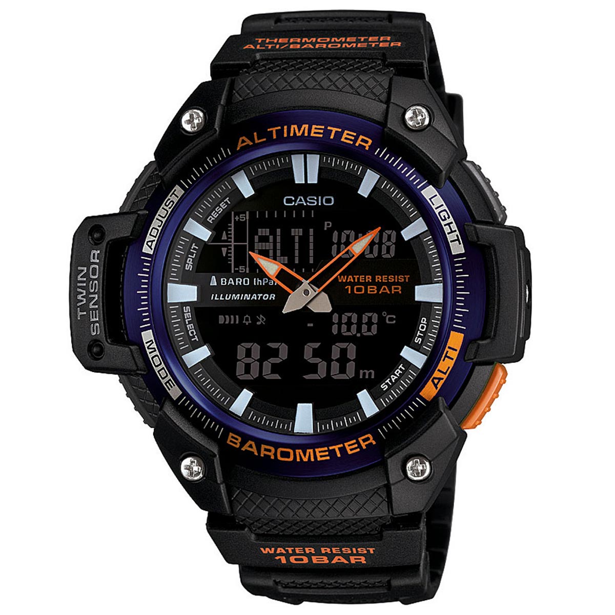 Casio Outgear SGW-450H Altimètre Baromètre Noir