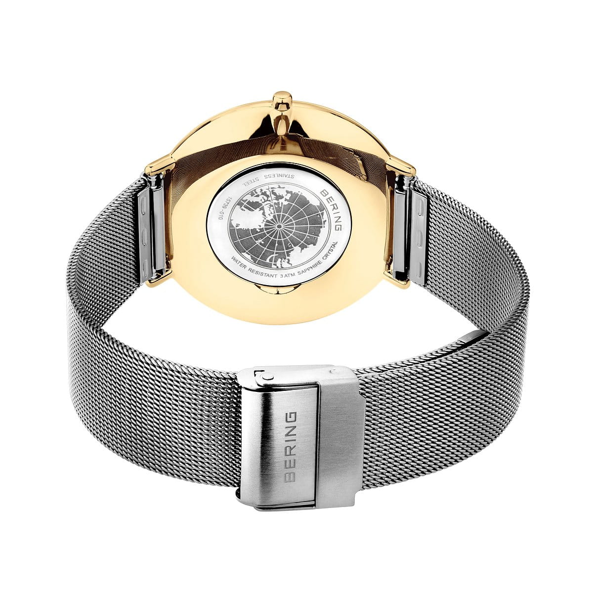 Bering Classic 39mm Bicolore Acier Or