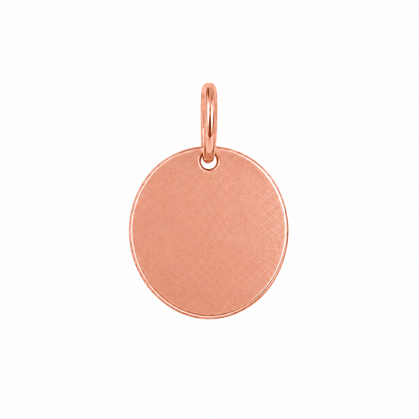 Pendentif Rond Or 10K