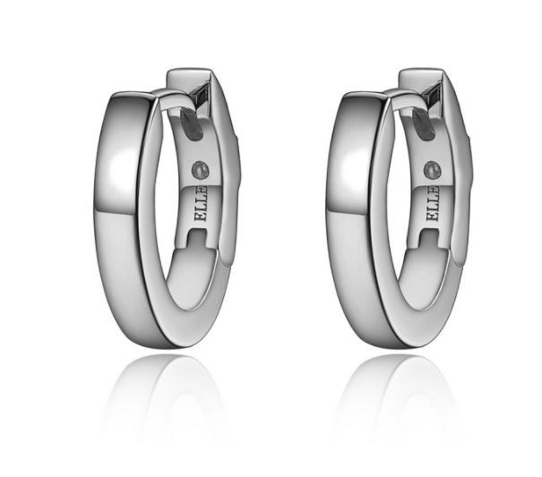 Boucles d'oreilles ELLE argent 925 deux rangs