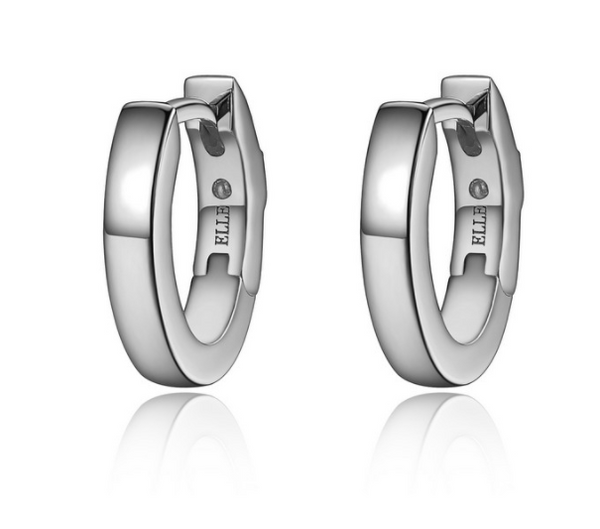 Boucles d'oreilles ELLE argent 925 deux rangs