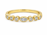 Bague Or Blanc 18K Diamants 0,35ct