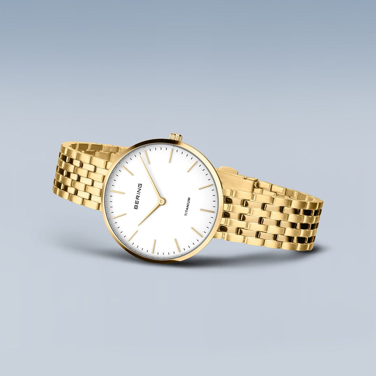 Bering Titanium 34mm Bracelet Rose