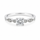 Bague Solitaire Or 14K Diamant Lab 0,50ct