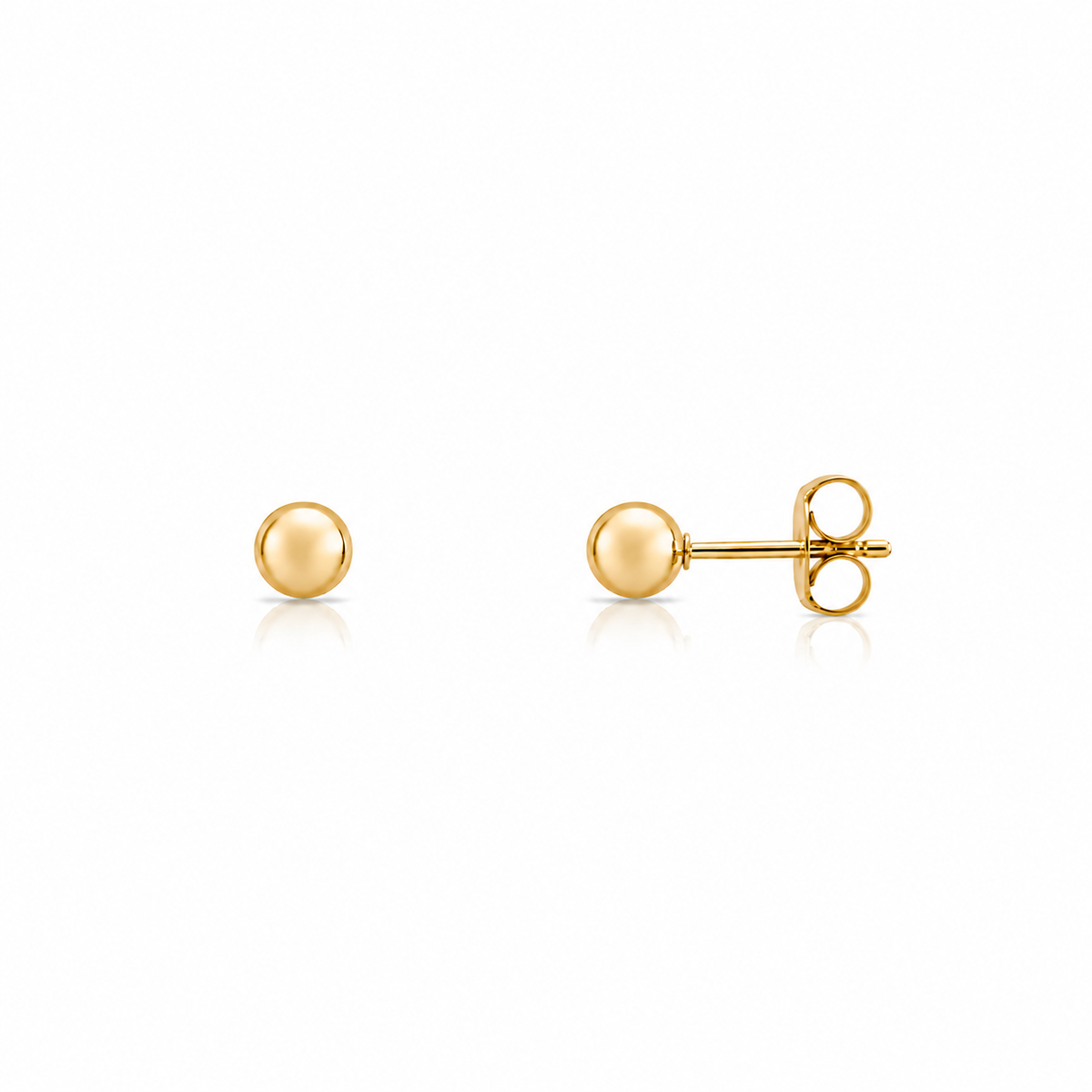 Boucles d'Oreilles Boules Or 10K