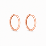 Boucles d'Oreilles Huggies Lisses Or 10K