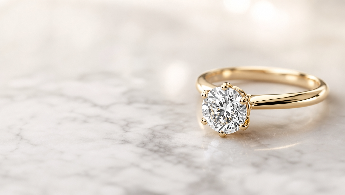 Une bague créée pour elle, fabriquée par nous.